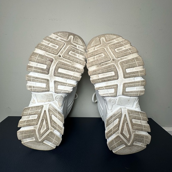 White Platform Chunky Sneakers - Picture 6 of 8